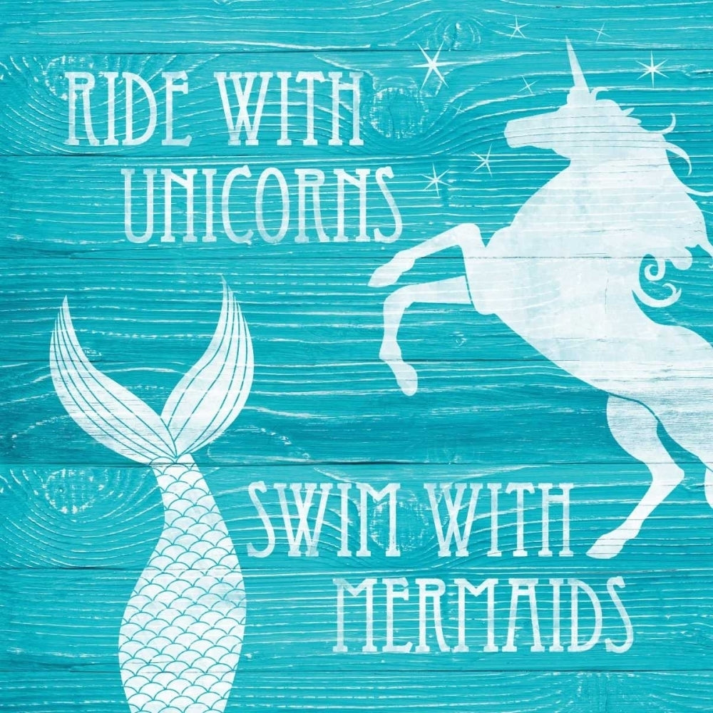 Ride With Unicorns Poster Print by N. Harbick Image 2