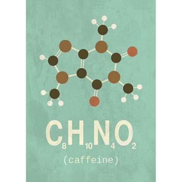 Molecule Caffeine Poster Print by TypeLike Image 2