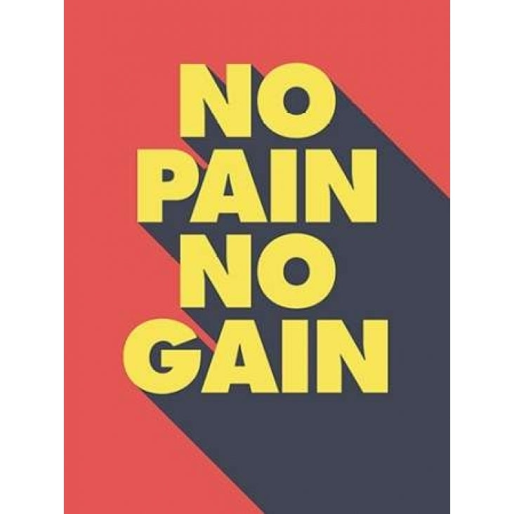 No Pain No Gain Poster Print by GraphINC Image 1