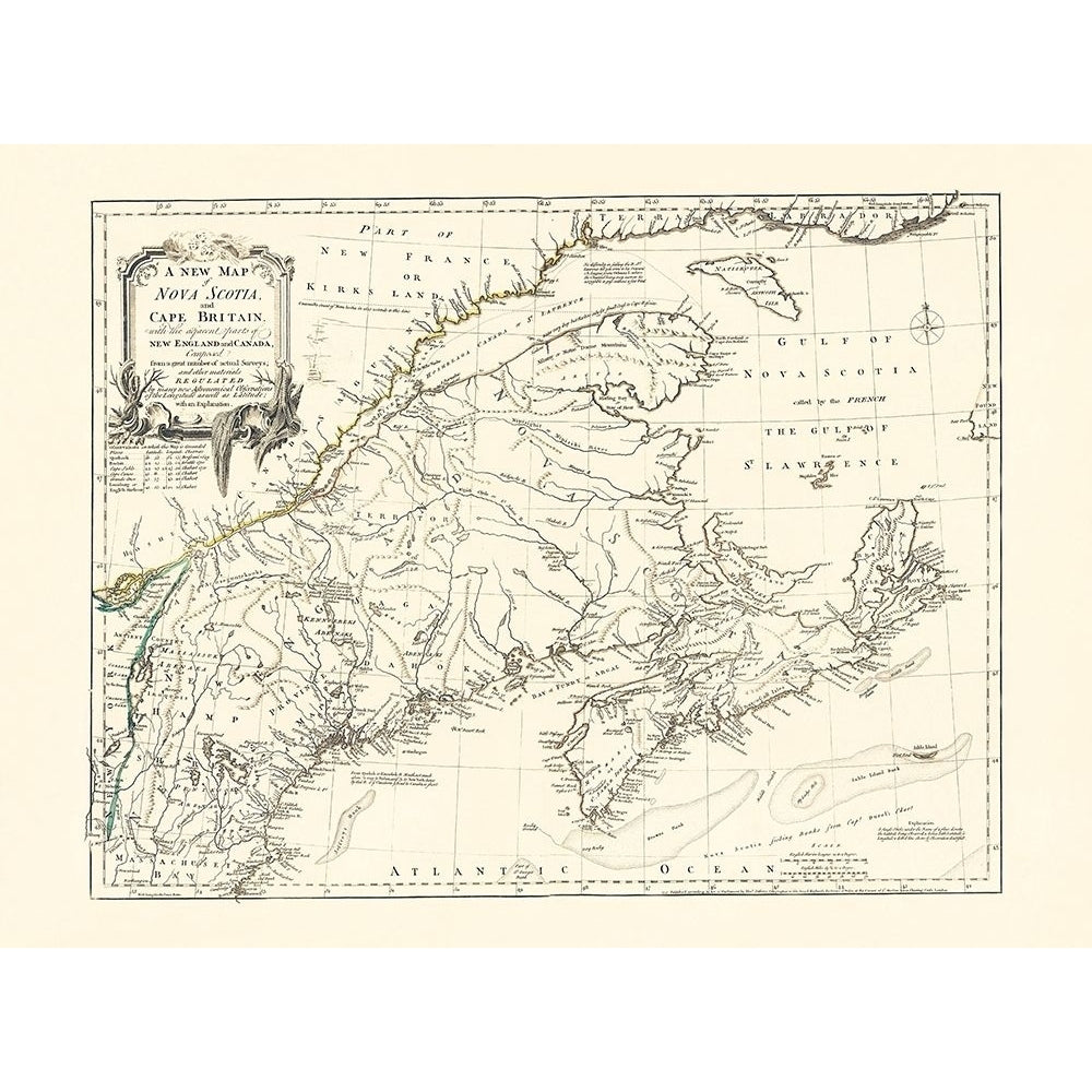 Nova Scotia Cape Breton England Canada US Poster Print by Jeffreys Jeffreys ITCA0020 Image 1