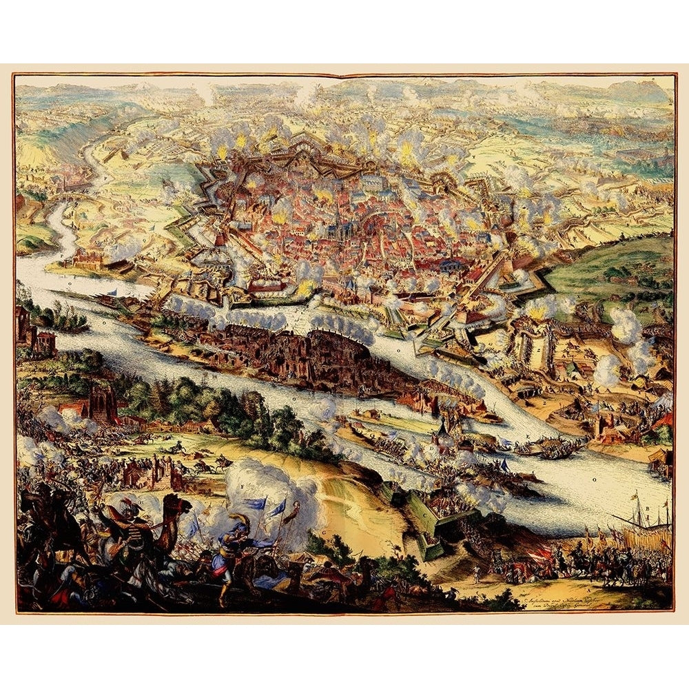 Vienna Austria Battle - Visscher 1683 Poster Print by Visscher Visscher ITVI0001 Image 1