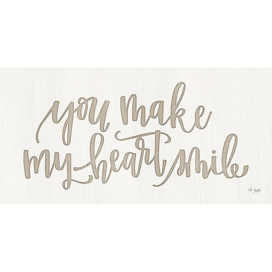 You Make My Heart Smile Poster Print by Jaxn Blvd. Jaxn Blvd. Image 1