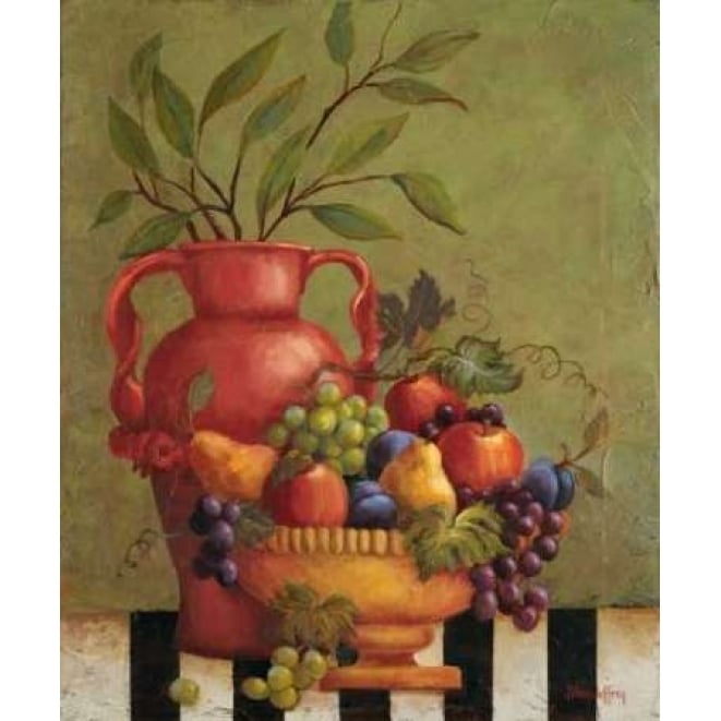 Fresco Fruit I Poster Print by Jillian Jeffrey Image 1