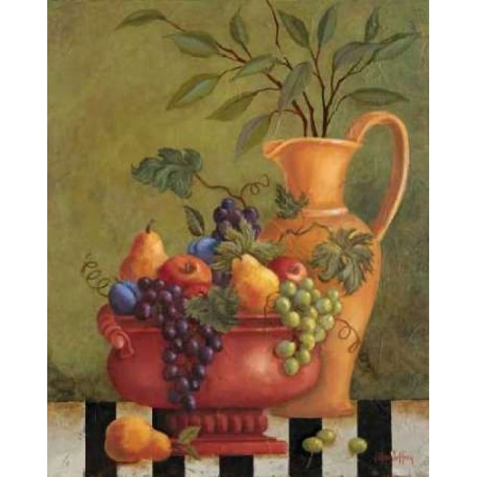 Fresco Fruit II Poster Print by Jillian Jeffrey Image 1