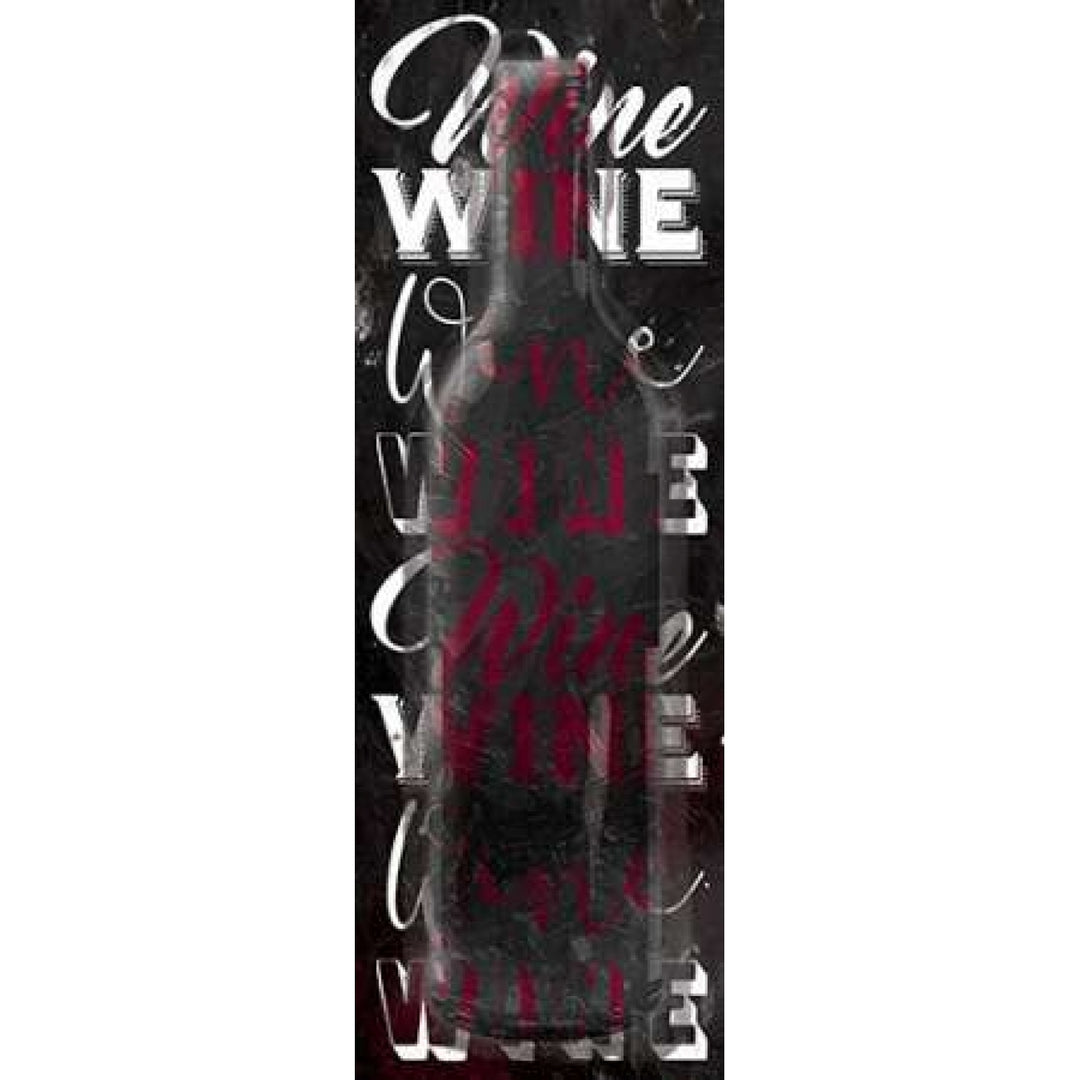 Red Wine Words Poster Print by Jace Grey Image 2