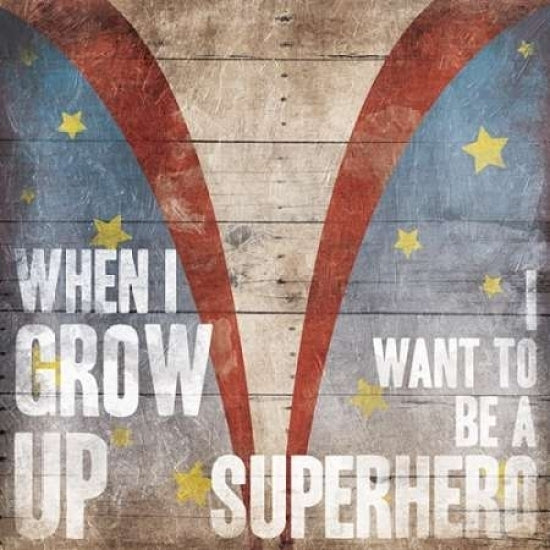 Superhero Mate Poster Print by Jace Grey Image 1