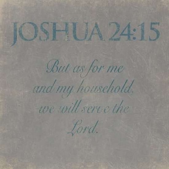 Joshua 24-15 Poster Print by Jace Grey Image 2