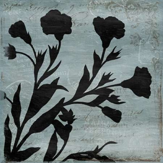 Floral Black Poster Print by Jace Grey Image 1