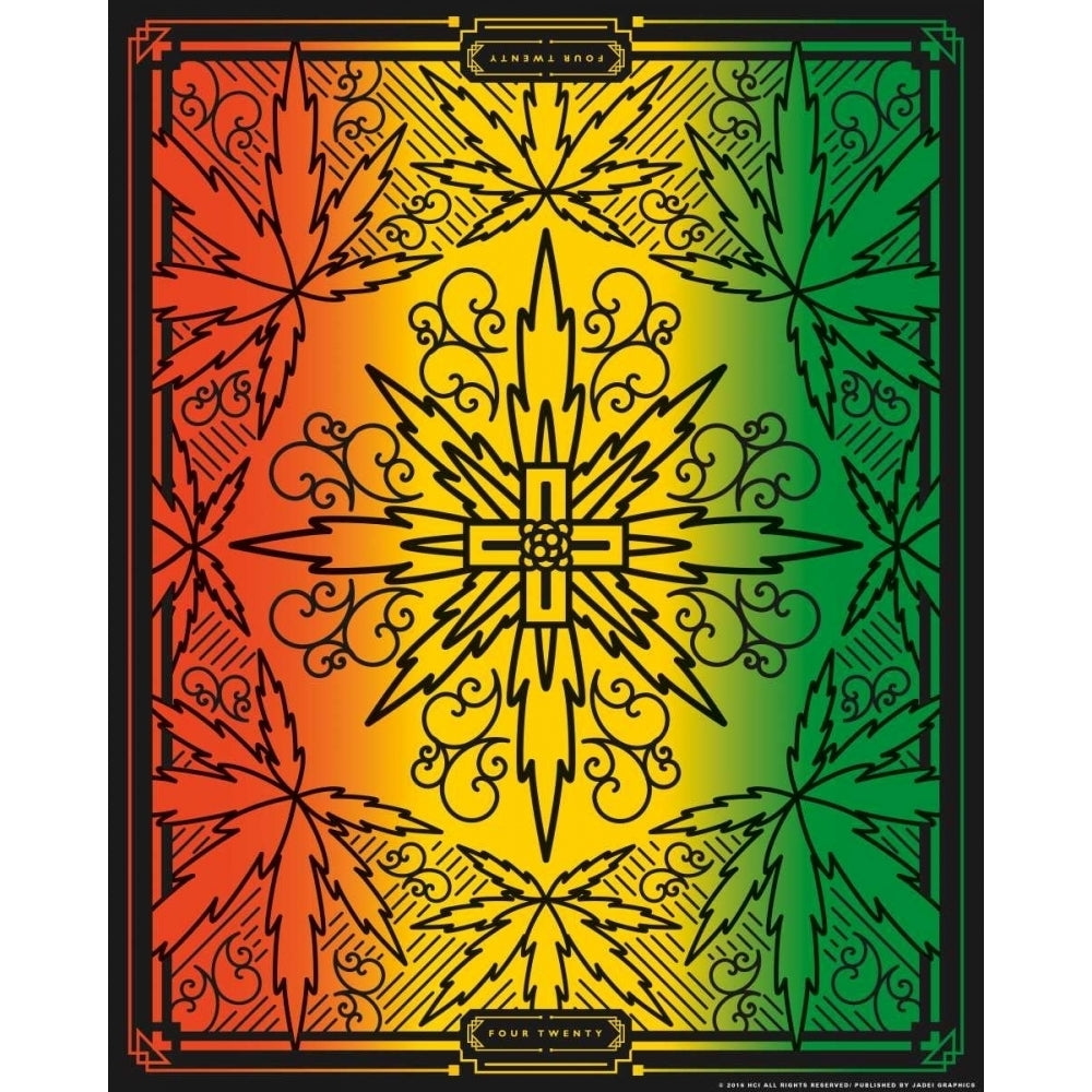 420 Rasta Poster Print by JJ Brando Image 1