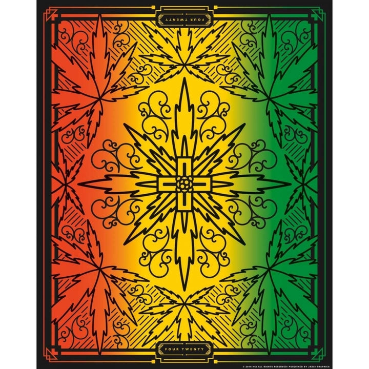 420 Rasta Poster Print by JJ Brando Image 1