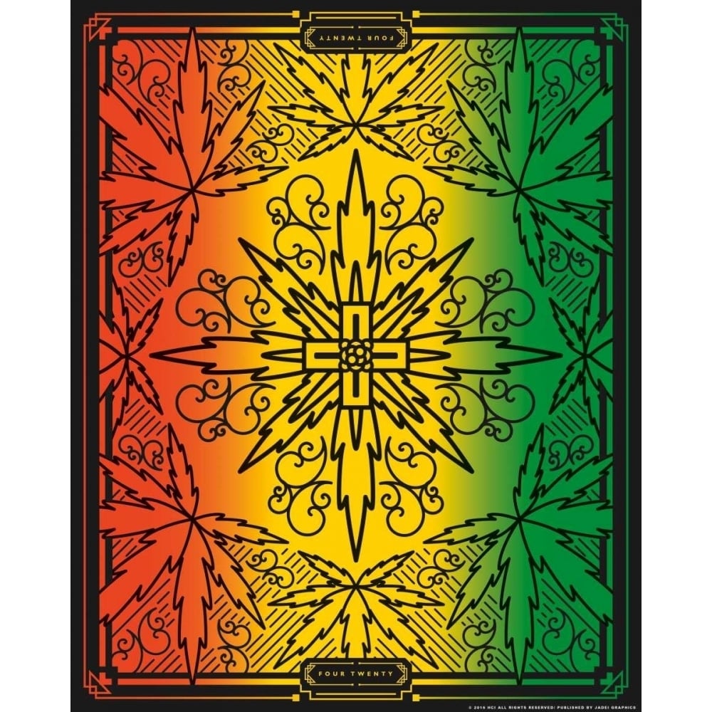 420 Rasta Poster Print by JJ Brando Image 1