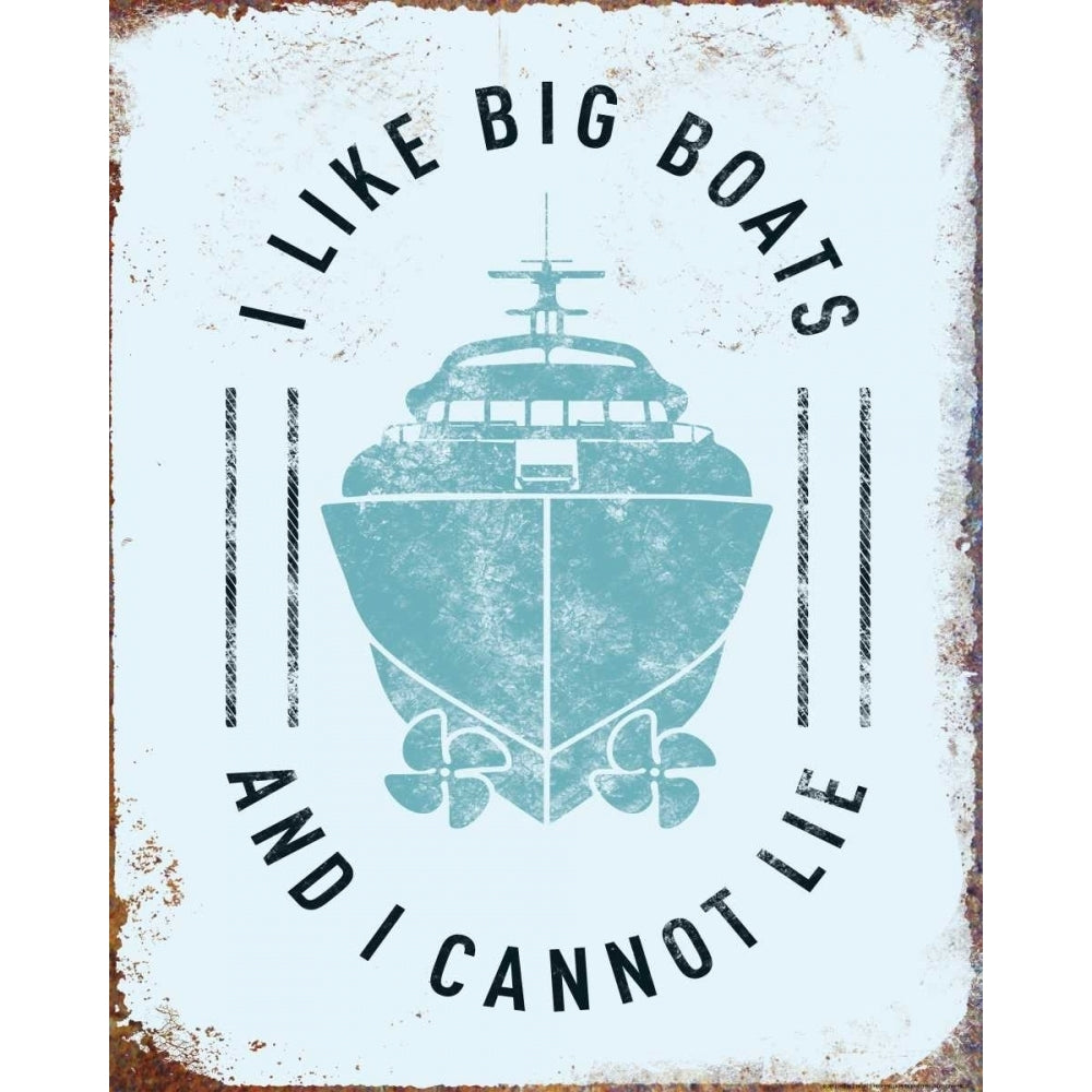 I Like Big Boats Poster Print by JJ Brando Image 2