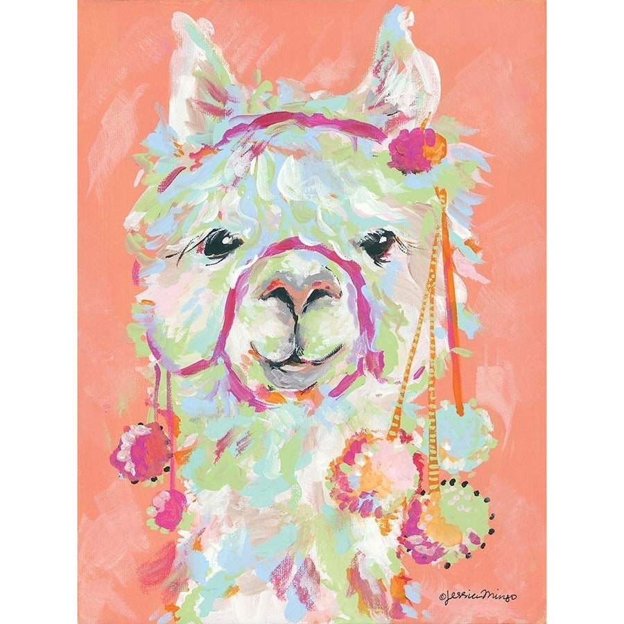 Llama Love Poster Print by Jessica Mingo Image 1