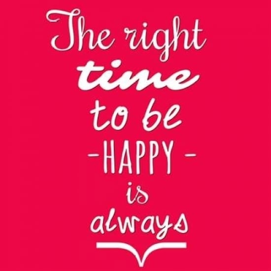 To Be Happy Poster Print by Jelena Matic JMSQ010B Image 1