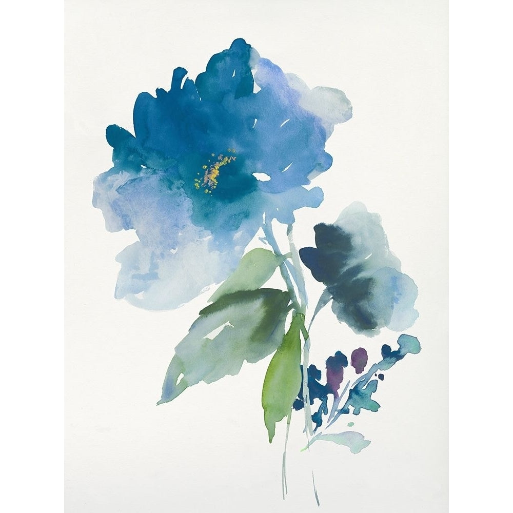 Blue Flower Garden III Poster Print by Asia Jensen Image 1