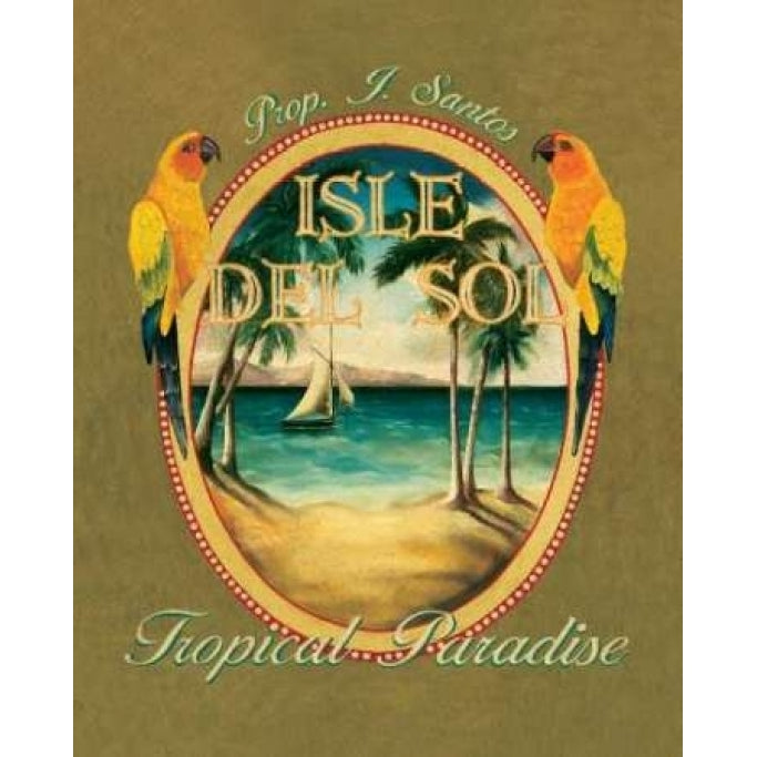 Isle del Sol Poster Print by Catherine Jones Image 1