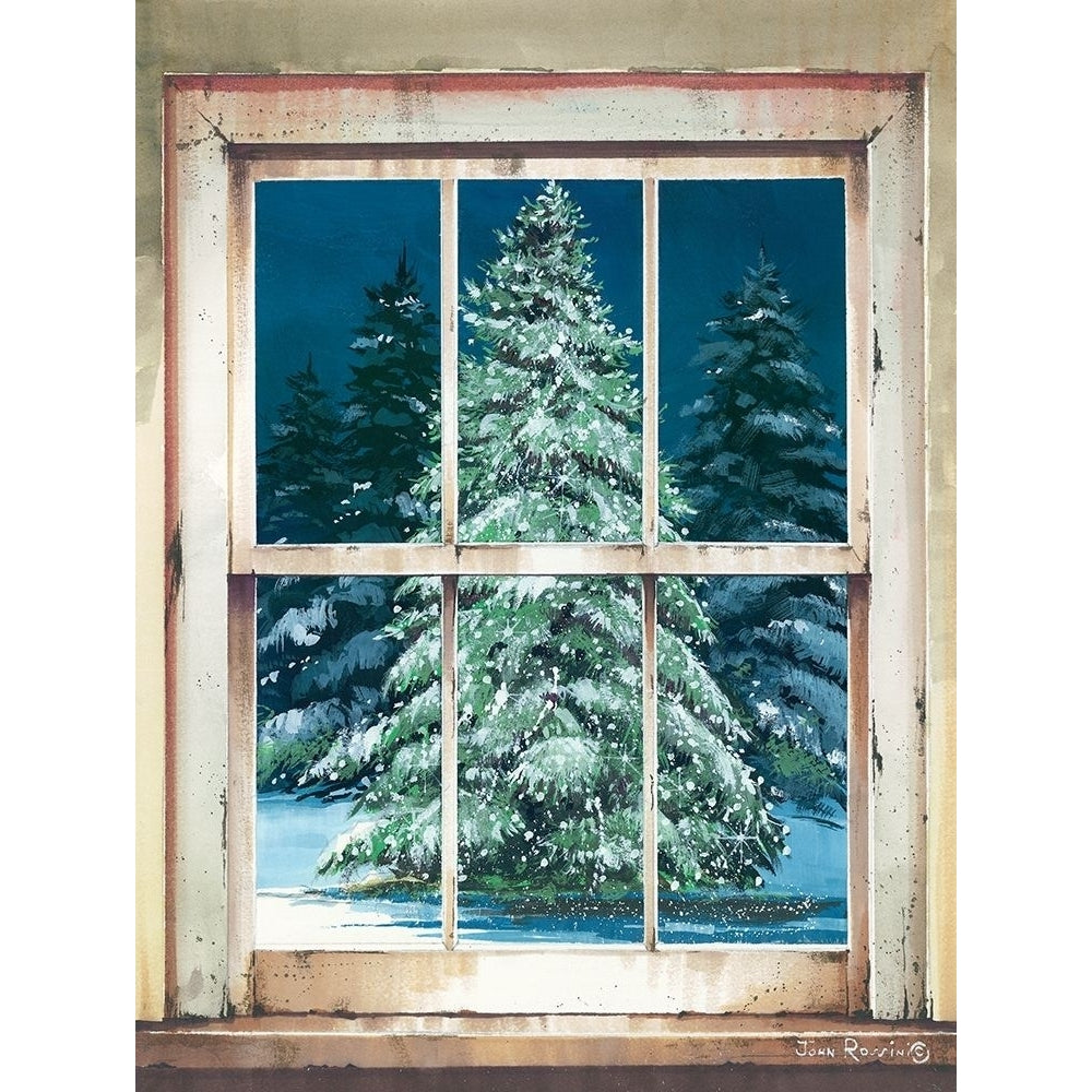 Holiday Window Poster Print by John Rossini JR365 Image 1