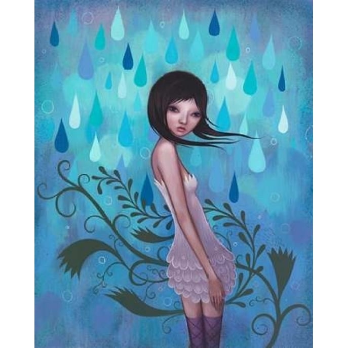 Morning Showers Poster Print by Jeremiah Ketner Image 1