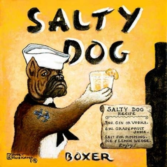 Salty Dog Poster Print by Janet Kruskamp Image 1