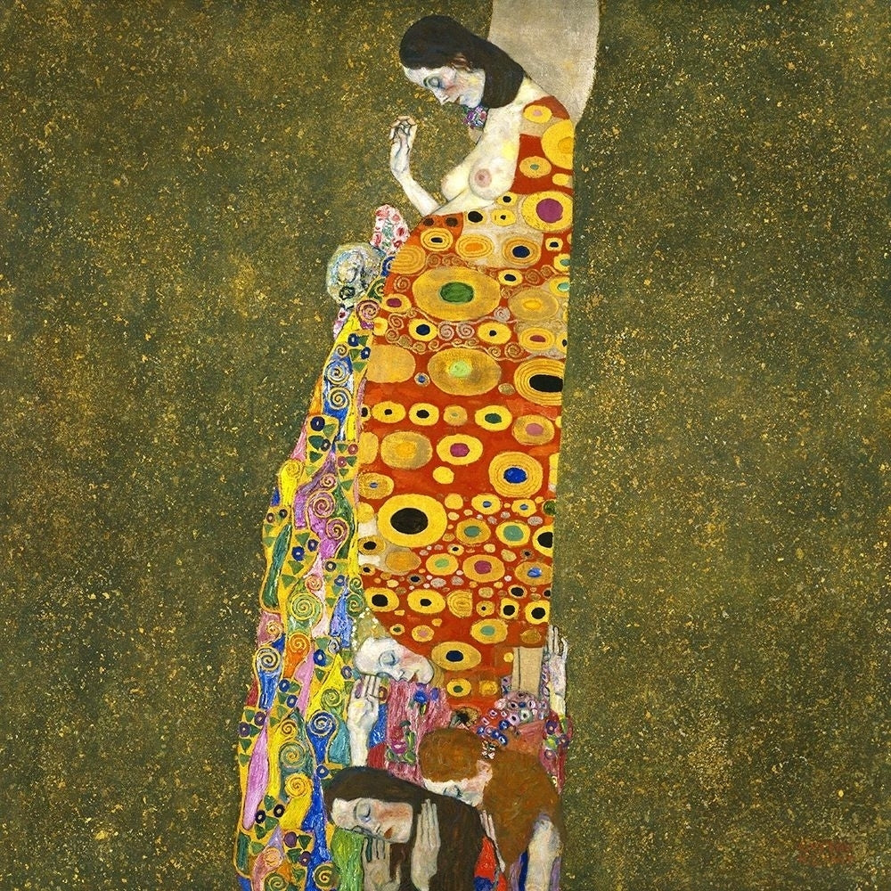 Hope II 1907-1908 Poster Print by Gustav Klimt Image 1