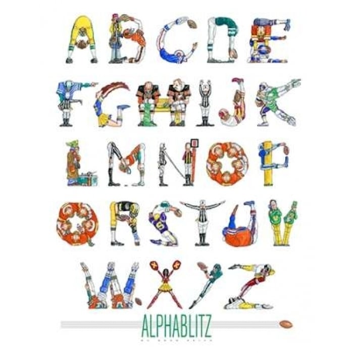 Alphablitz Poster Print by Doug Keith Image 1