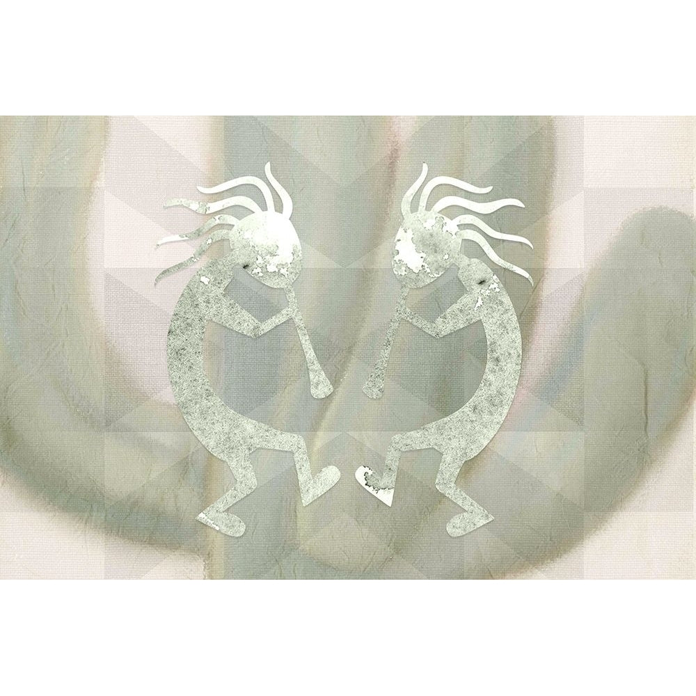 Kokopelli Cactus Poster Print by Allen Kimberly Image 1