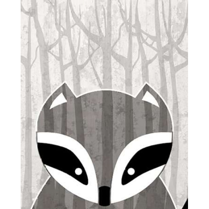 Woodland Racoon Poster Print by Kimberly Allen KARC053C Image 2