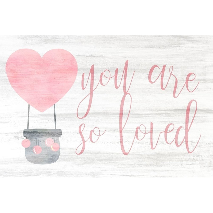 You are So Loved pink Poster Print by Allen Kimberly Image 1