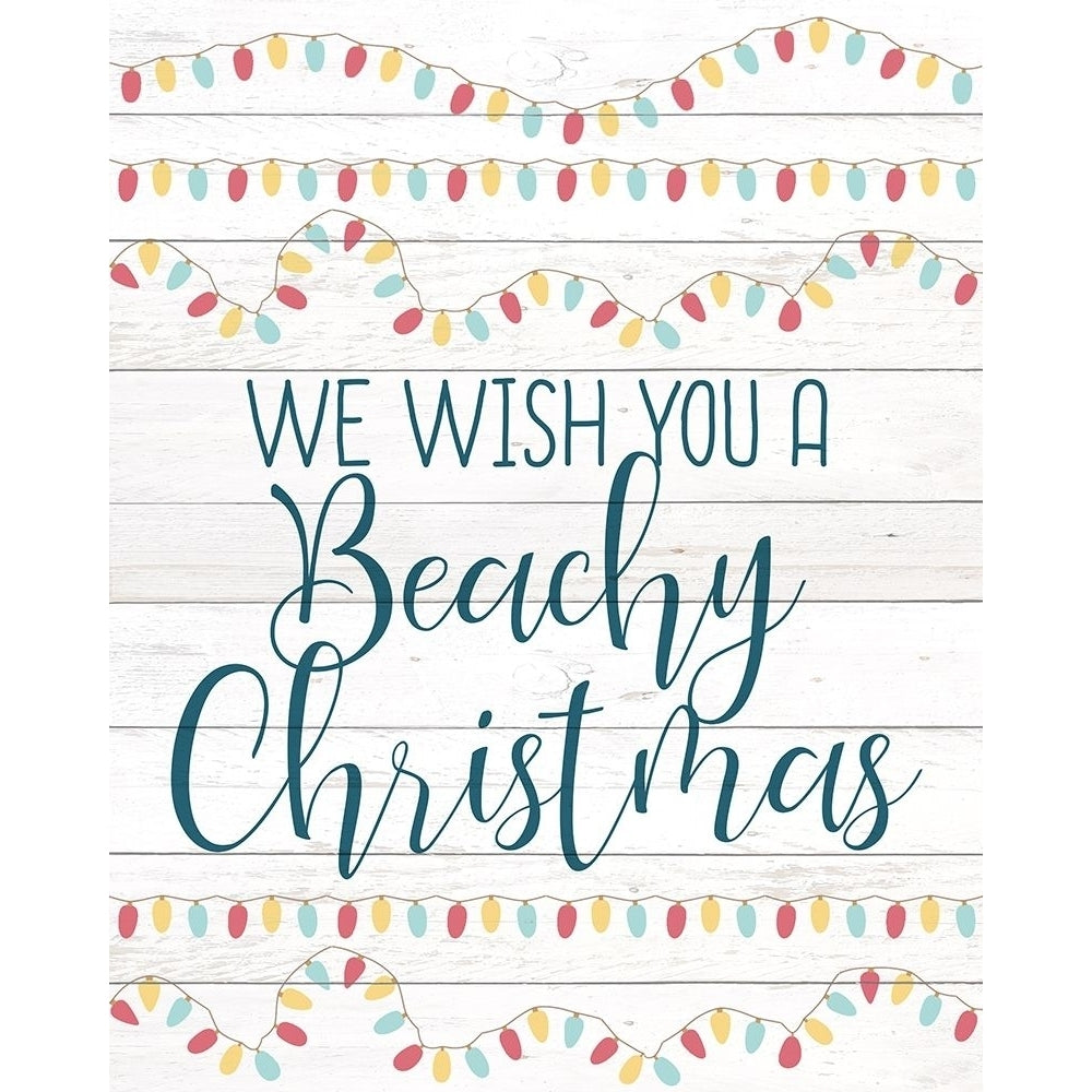 Beachy Christmas Poster Print by Allen Kimberly Image 1