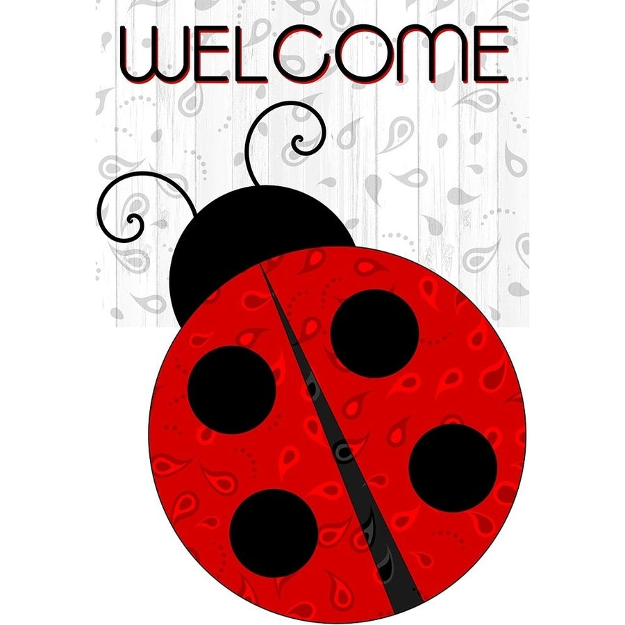 Welcome Ladybug Poster Print by Allen Kimberly Image 1