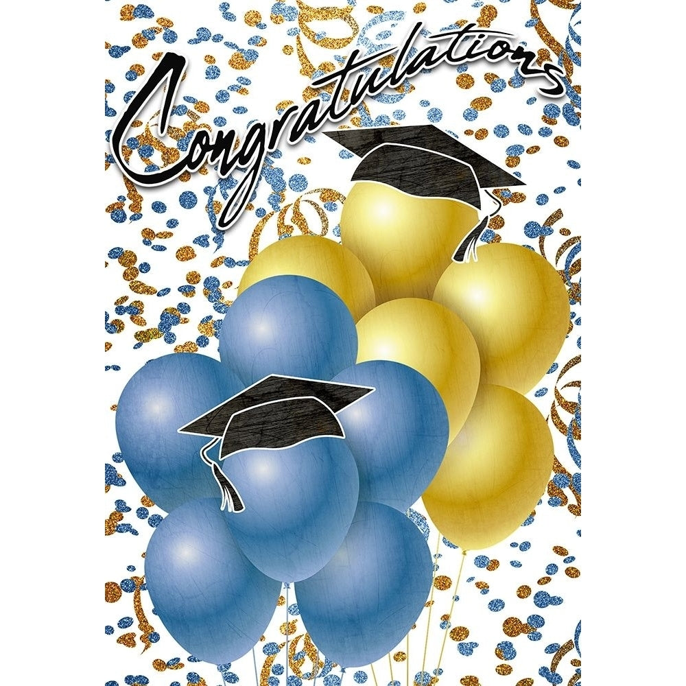 Congratulations Balloons Poster Print by Allen Kimberly Image 1