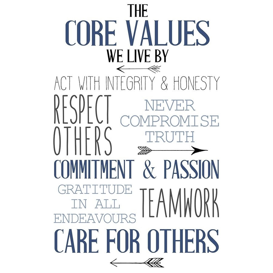 Core Values Poster Print by Kimberly Allen KARC2084A Image 1