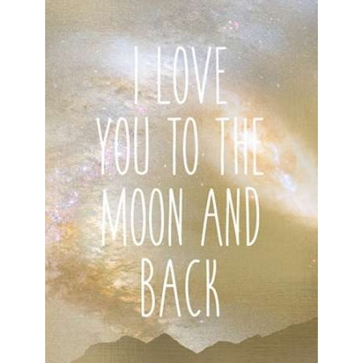 I Love You to the Moon Poster Print by Kimberly Allen Image 1