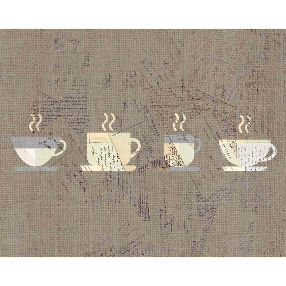 Postcard Coffee 2 Poster Print by Kimberly Allen Image 1