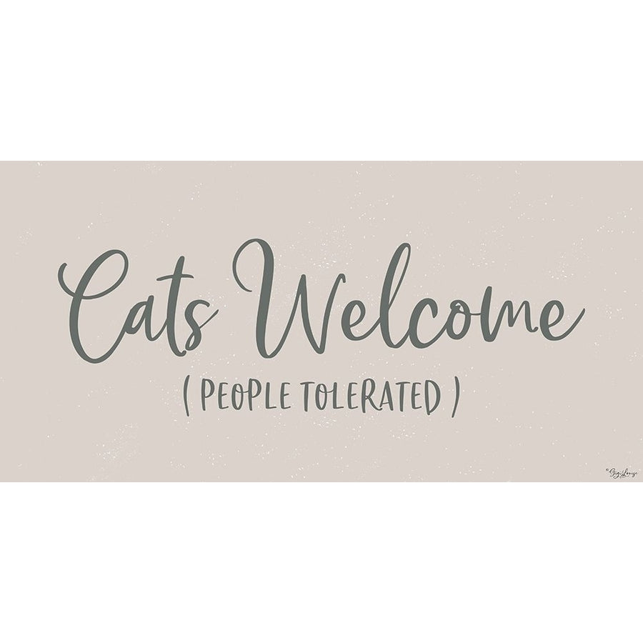 Cats Welcome Poster Print by Gigi Louise KBRN012B Image 1