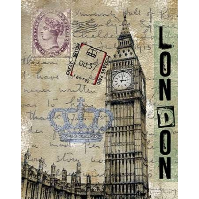 Travel London Poster Print by Donna Knold Image 2