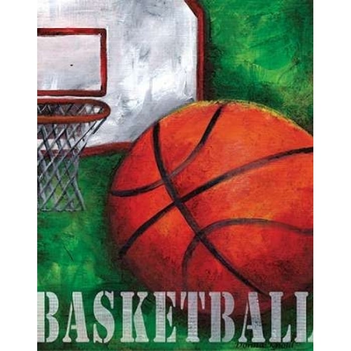 Basketball Poster Print by Donna Knold Image 1