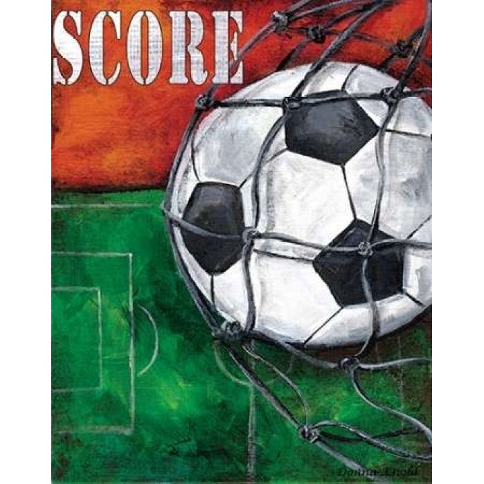 Soccer Poster Print by Donna Knold Image 2