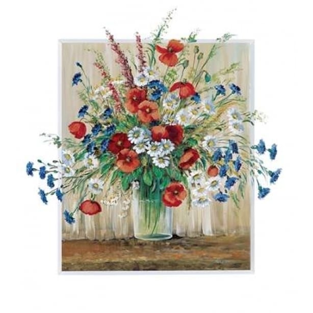 A vase with poppies Poster Print by Katharina Schottler Image 2