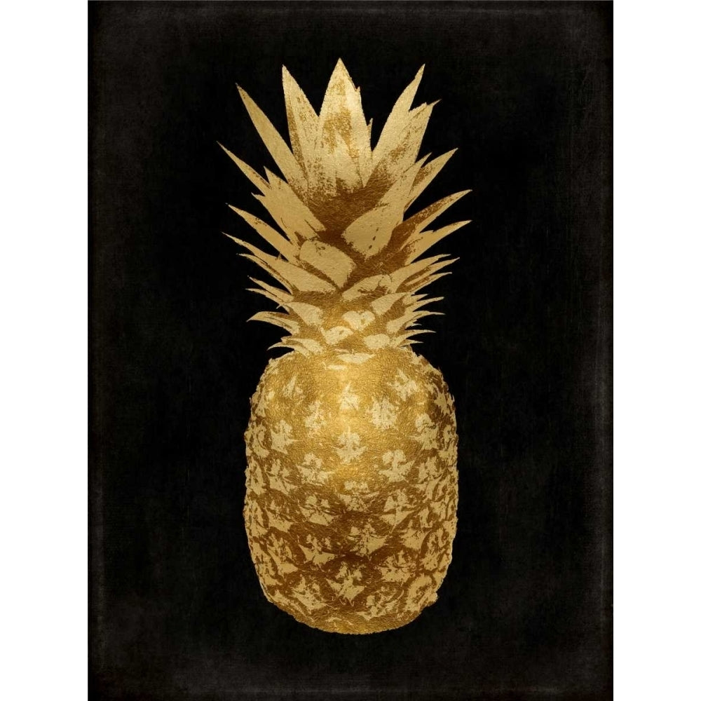 Gold Pineapple on Black II Poster Print by Kate Bennett KTB114254 Image 1