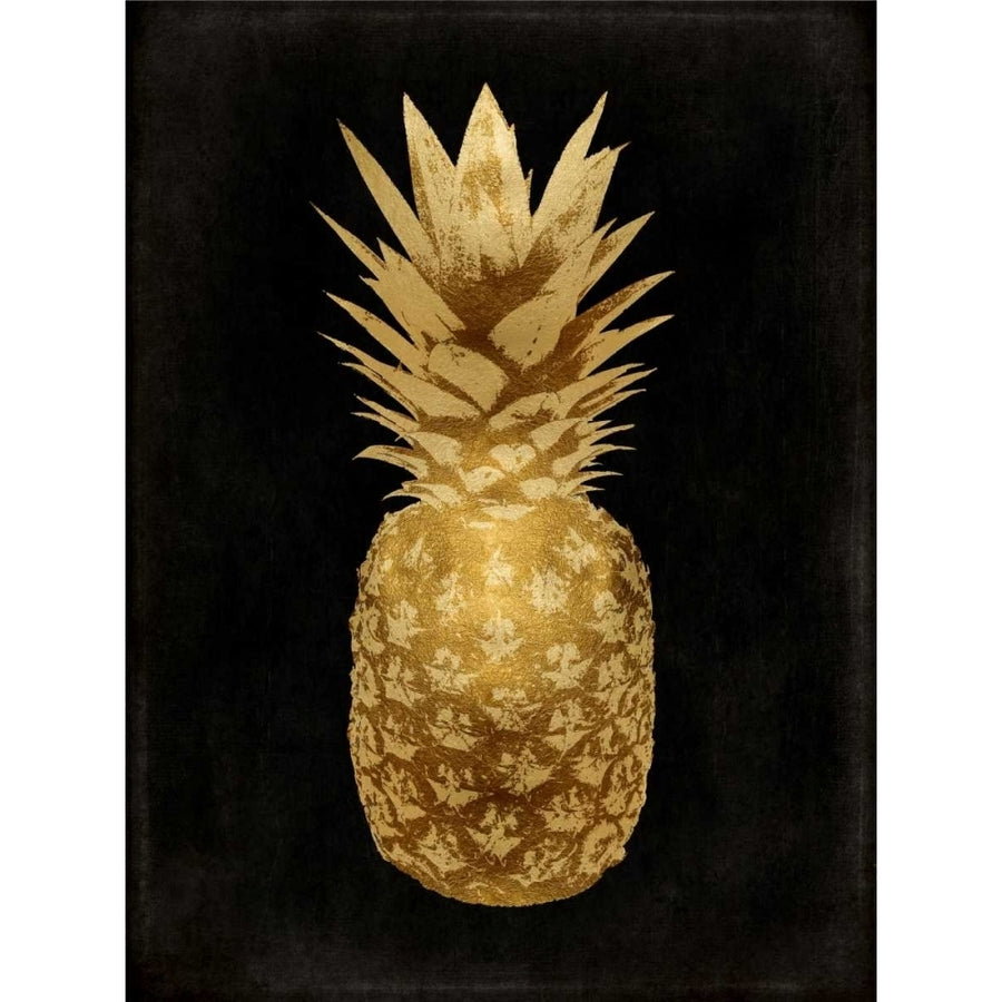 Gold Pineapple on Black II Poster Print by Kate Bennett KTB114254 Image 1