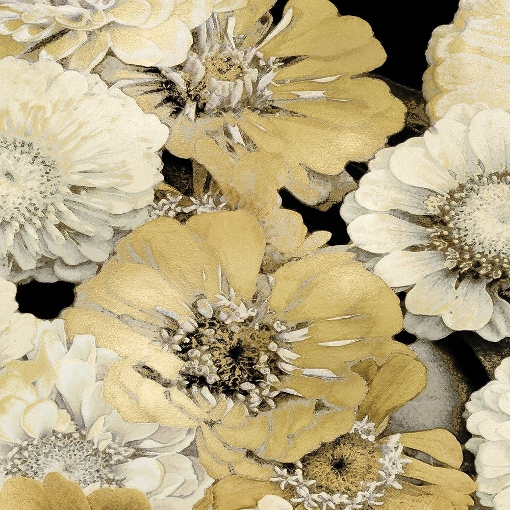 Floral Abundance in Gold I Poster Print by Kate Bennett KTB115116 Image 1