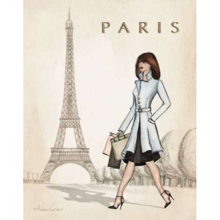 Paris Poster Print by Andrea Laliberte Image 1