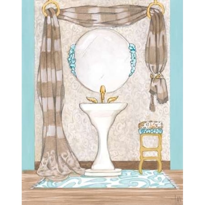 Bathroom Elegance II Poster Print by Laurencon Image 1