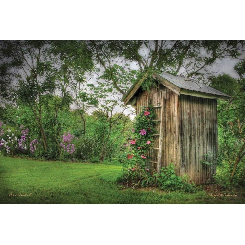 Fragrant Outhouse Poster Print by Lori Deiter Image 1