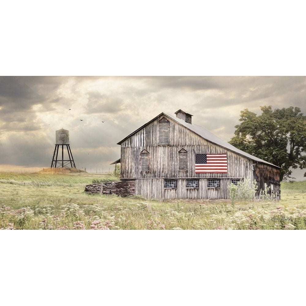 Rural Virginia Barn Poster Print by Lori Deiter Image 1