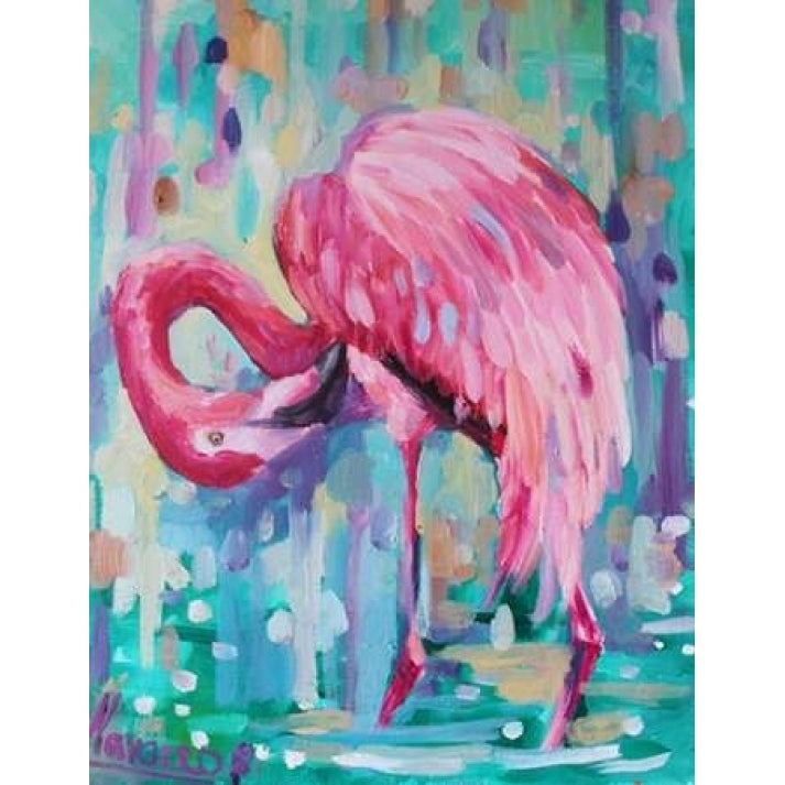 Flamingo In The Natural 1 Poster Print by Lisa Colberg Image 2