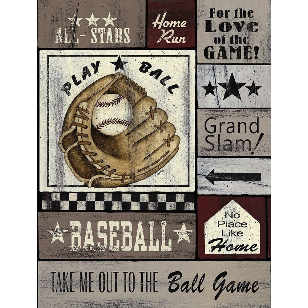 Baseball All Stars Poster Print by Linda Spivey Image 1