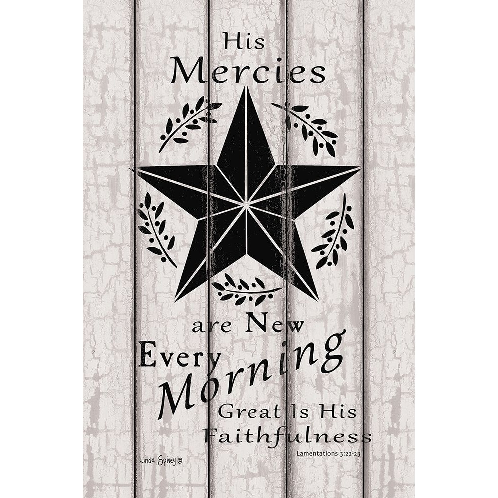 His Mercies are Every Morning Poster Print by Linda Spivey LS1795 Image 1