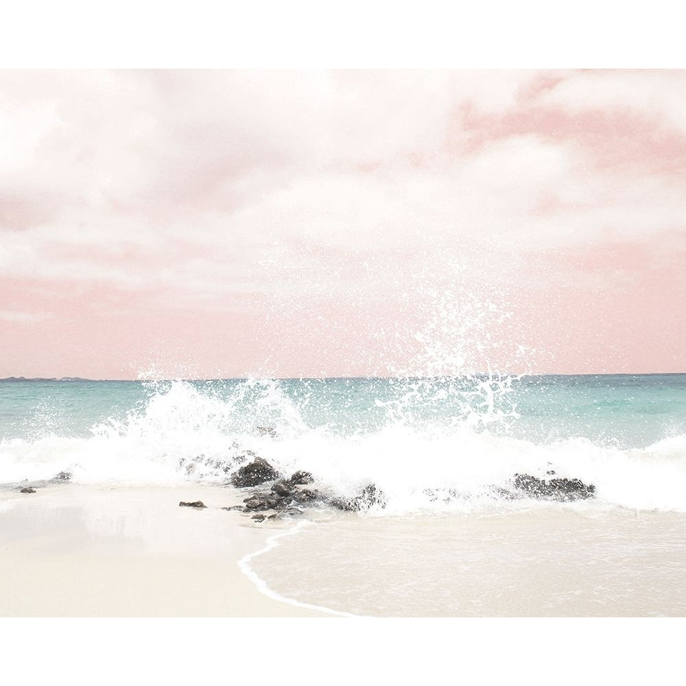 Pink Splashy Waves by Leah Straatsma Image 1